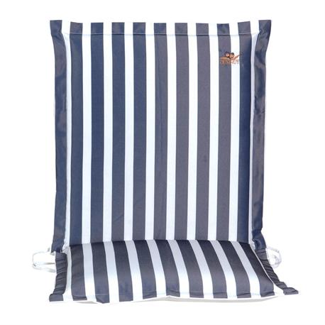 Cushion blue stripe low back 96 cm