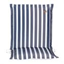 Cushion blue stripe low back 96 cm