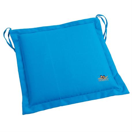 Μαξιλάρι γαλάζιο, κάθισμα 40Χ40 εκ.