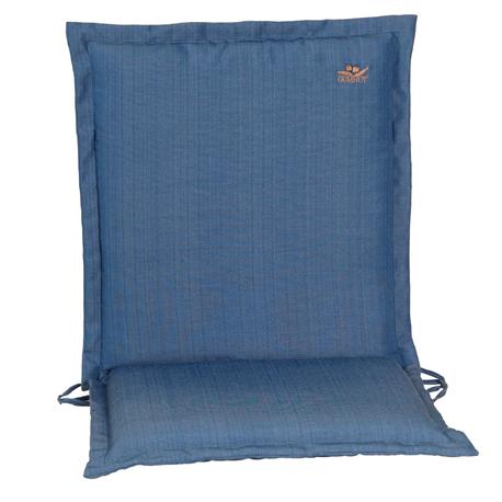 Μαξιλάρι μπλέ, χαμηλή  πλάτη 93 εκ.