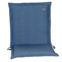 Μαξιλάρι μπλέ, χαμηλή  πλάτη 93 εκ.