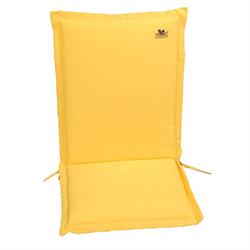 Cushion yellow low back 93 cm