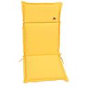 Μαξιλάρι κίτρινο, ψηλή πλάτη 114 εκ.  