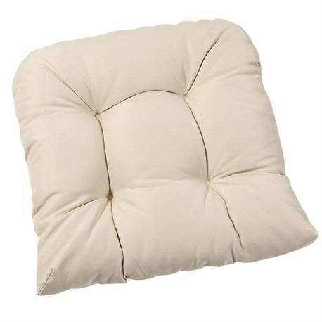 Thick beige cushion seat 47X47 cm