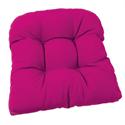 Thick fuschia cushion seat 47X47 cm