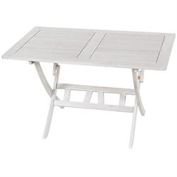 Τραπέζι παραλ/μο πτυσσόμενο Λευκό 70x120