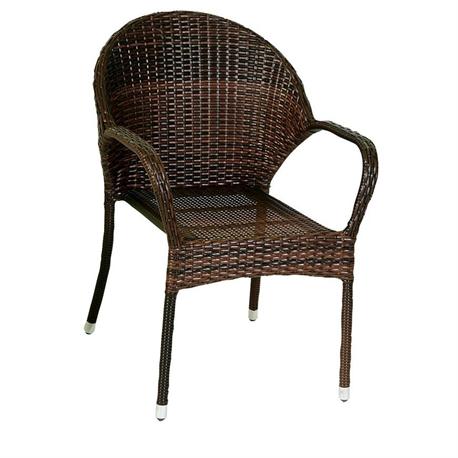 Πολυθρονα στοιβαζόμενη Rattan