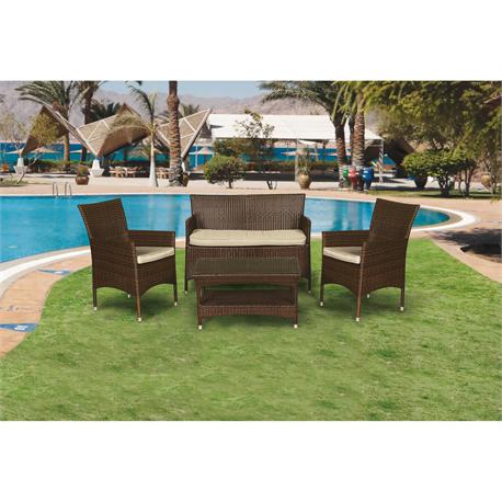 Καθιστικό σετ 4 τεμ. Rattan
