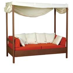 Coffee set 2 pcs Rattan with canopy 2