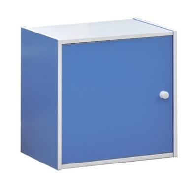 Cube with door blue 40X29 cm