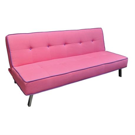 Sofa-bed fabric pink