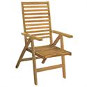 Folding armchair 5 positions Acacia Wood