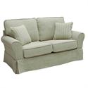Sofa 2 seats fabric beige