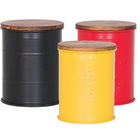  Σκαμπώ κίτρινο μεταλλικό