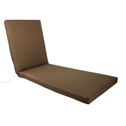 Cushion for lounger brown