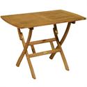 Rectangular folding table Acacia Wood 60x100 cm
