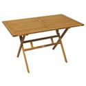 Rectangular folding table Acacia Wood 70x120 cm