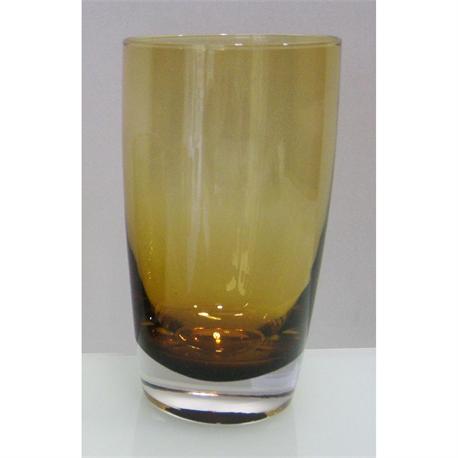 Xειροποίητα ποτήρια σωλήνας Irid Amber
