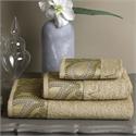 V19.69 Italia , Set TowelsME ZAKAΡ ΦΑΣΑ 3pcs.PAISLEY BORDER