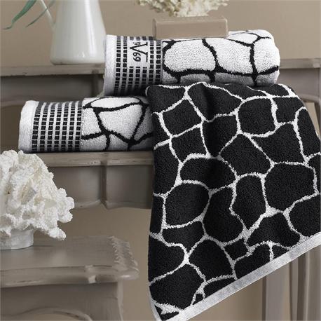 V19.69 Italia , Towel 70x140cm-GAIA BLACK