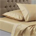 V19.69 Italia , Bedsheet double  250 Χ 280cm - COLORI MANDORLA