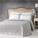 V19.69 Italia , Bedspread double 240X260 + 2  pillow cases - IMPERIA Grey