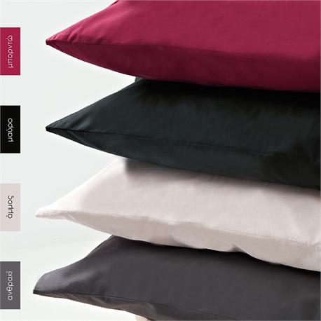 Pillow cases color 2- 50 Χ 70cm - BELLA Black