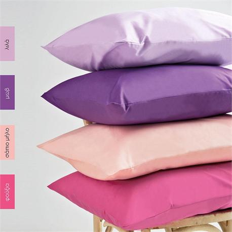 Bedsheet single 170 Χ 265 cm - BELLA Purple