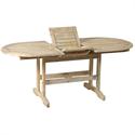 Τραπέζι οβάλ επεκτεινόμενο Antique Sahara 100x150+50 εκ