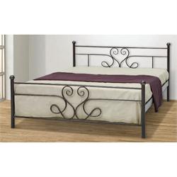 Iron Double bed SANTORINI 160X200 cm