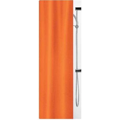 Υφασμάτινη κουρτίνα μπάνιου μονόχρωμη orange...
