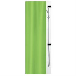Fabric shower curtain green 100% polyester 180X200 cm