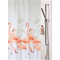 Fabric shower curtain birds 100% polyester 180X200 cm