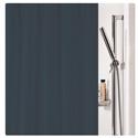 Fabric shower curtain black 100% polyester 180X200 cm