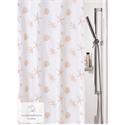 Υφασμάτινη κουρτίνα μπάνιου αστερίες 100% polyester 180X200 cm