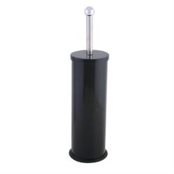Metallic toilet brush black