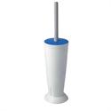 Toilet brush plastic white-blue 