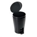 Plastic bin 5lt black
