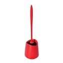 Toilet brush plastic red