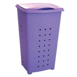 Πλαστικό μώβ καλάθι απλύτων 60 lt 42Χ64Χ35,5 cm
