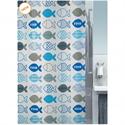 Shower curtain fish 100% peva 180X200 cm