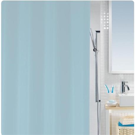 Shower curtain light blue 100% peva 180X200 cm