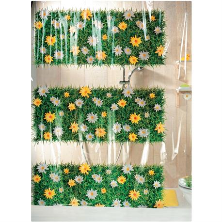 Shower curtain gazon 100% pvc 180X200 cm