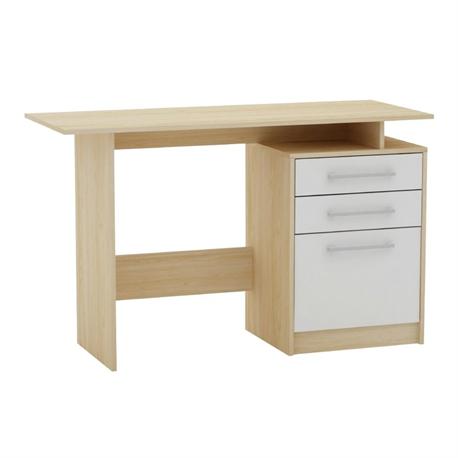 Desk birch-white 120Χ48Χ76