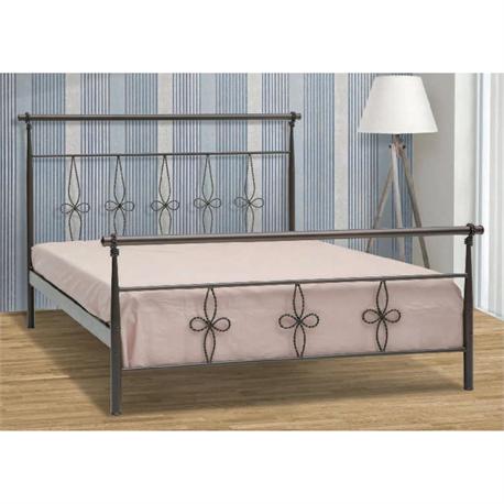 Iron Single bed AMORGOS 90X200 cm