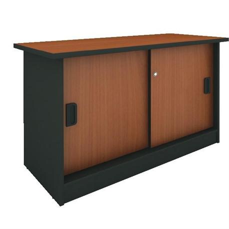 Office closet grey-cherry 100Χ45Χ75