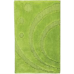 Bathmats Design green 100% polyester 50X80 cm