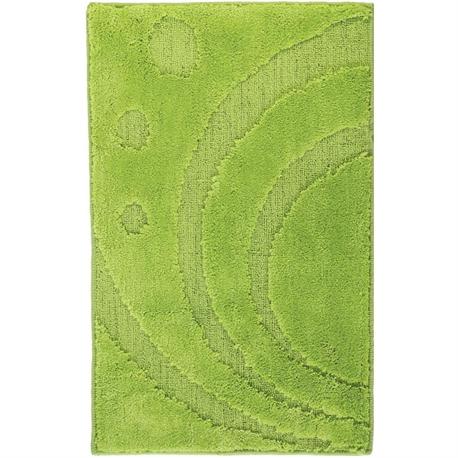 Bathmats  Design green  100% polyester 50X80 cm