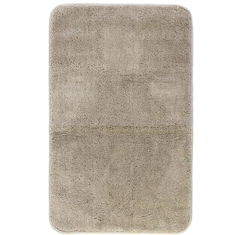 Χαλάκι μπάνιου Plain beige 100% polyester 50X80 cm