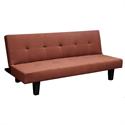 sofa-bed fabric brown CLICK CLACK